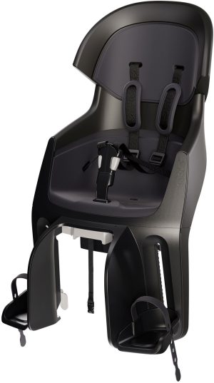 Kinderzitje achter Bobike Evolve Maxi - dragerbevestiging - Urban Black