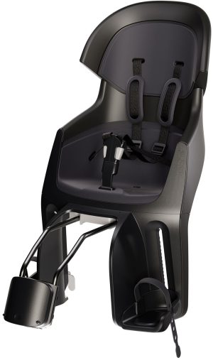 Kinderzitje achter Bobike Evolve Maxi - framebevestiging - Urban Black