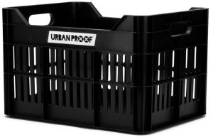 Gerecyclede Fietskrat Urban Proof Click 30 Liter - zwart