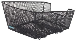Fietsmand Around College Basic Small incl. voorgemonteerd Around Fix systeem - zwart