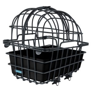 Dierenfietsmand Around Luna XL incl. Around fix system - mat zwart