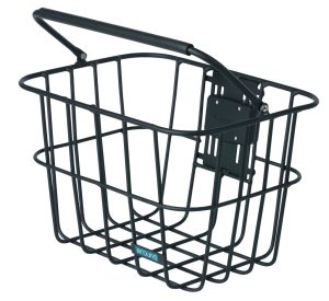 Fietsmand Around ACE afneembaar incl.montageplaat voor Klick-Fix adapter - mat zwart