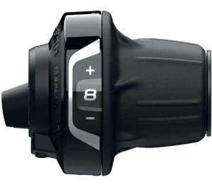 Draaiversteller (rechts) 7/8 speed Shimano Tourney SL-RV400 - zwart/zilver