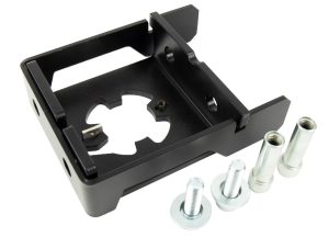 Ahead stuurpenadapter Qibbel 1 1/4" geïntegreerde kabels - zwart
