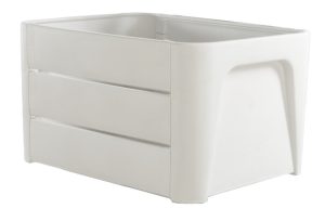 Fietskrat Mirage 'Klik  n Krat' - wit - 24L
