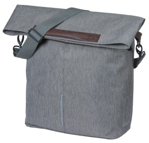 Fietsshopper Basil City MIK Hooks  14-16L 13 x 29 x 31 cm - grijs