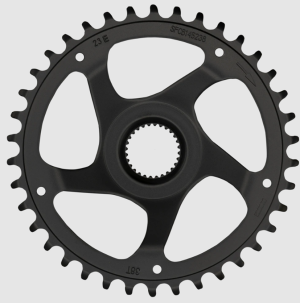 Kettingblad 38T KMC - geschikt voor Bosch generatie 4 - zwart