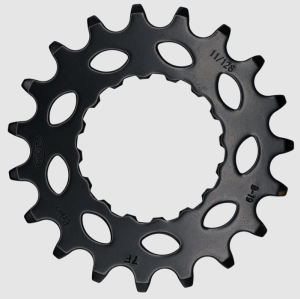 Tandwiel KMC Voor Bosch 19 CRO-MO Staal 11/128 inch - Zwart