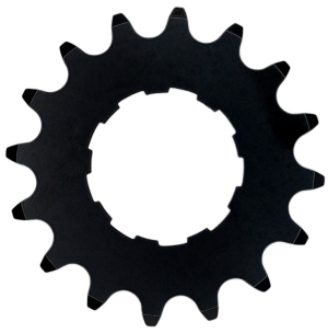 Tandwiel KMC Voor enviolo 16T O-MO Staal 3/32 inch - Zwart
