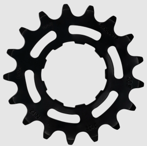 Tandwiel KMC Voor enviolo 17T O-MO Staal 3/32 inch - Zwart