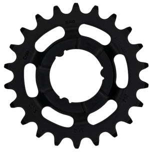 Tandwiel KMC Voor Shimano 22T O-MO Staal 3/32 inch - Zwart