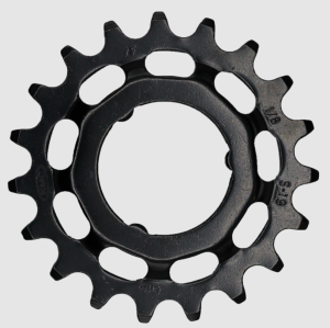 Tandwiel KMC Voor Shimano 19T O-MO Staal 1/8 inch - Zwart