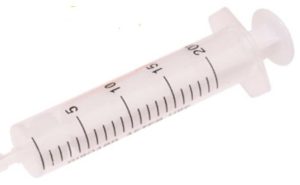Vulspuit voor ontluchtingset - 20ml