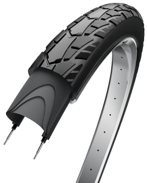 Buitenband Edge Performance Tour 28 x 1 1/2" / 40-635 - Zwart met witte streep