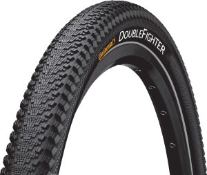 Buitenband Continental DoubleFighter III 28 x 1.40" / 37-622 mm - zwart met reflectie