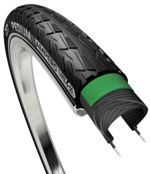 Buitenband CST Xpedium Ampero C1880 28 x 1.40"/ 37-622 voor e-bikes  - zwart met reflectie