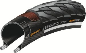 Buitenband Continental Contact 28 x 1.10" / 28-622 mm  - zwart met reflectie