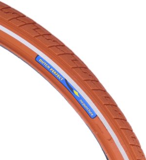 Buitenband Dutch Perfect 28 x 1.40" / 40-622mm anti-lek - bruin met reflectie