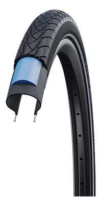Buitenband Schwalbe Marathon Plus SmartGuard 16 x 1.35" / 35-349 - zwart met reflectie