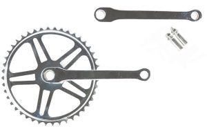 Crankstel 44T Vinty met spie 170mm crankarm - chroom