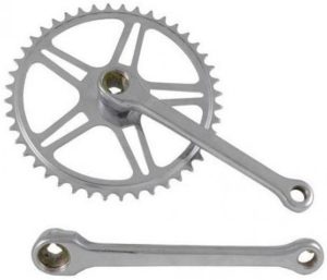 Crankstel 44T Vinty spieloos 170mm crankarm - chroom
