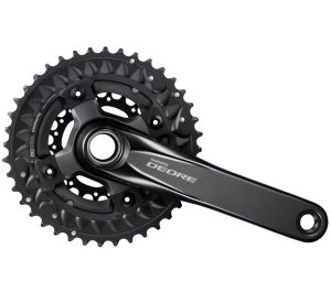 Crankstel 3 x 10 speed Shimano Deore FC-M6000 175mm/40 x 30 x 22T - zwart
