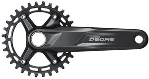 Crankstel 10/11-speed Shimano Deore FC-M5100-1 - 32T - 170 mm - zwart