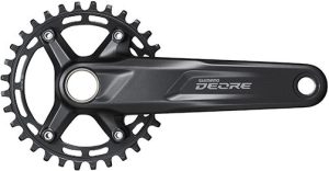 Crankstel 10/11-speed Shimano Deore FC-M5100-1 - 32 tands - 175 mm - zwart
