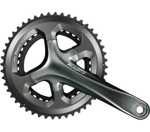 Crankstel 2 x 10 speed Shimano Tiagra FC-4700 - 172,5/50-34T met holle as - zwart
