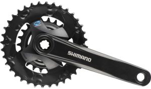 Crankstel 2x 7/8 speed Shimano FC-M315-2 met 175mm crankarm 36 x 22T - zwart