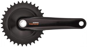 Crankstel 33T Shimano Nexus C6000 met 170mm crankarm - zilver