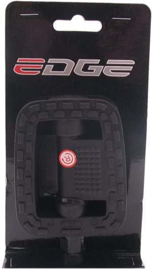 Pedaalset Edge Comfort anti-slip - zwart