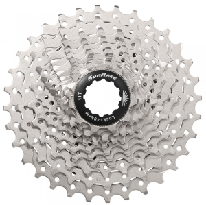 Cassette 11 speed Sunrace CSRS3 11-32T - metallic met zwarte spider