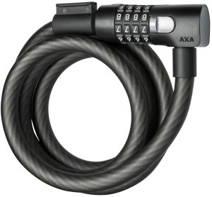 Kabelslot Axa Resolute C15-180 code - zwart