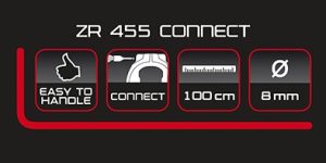 Insteekketting Trelock ZR455 Connect 100/8 - zwart