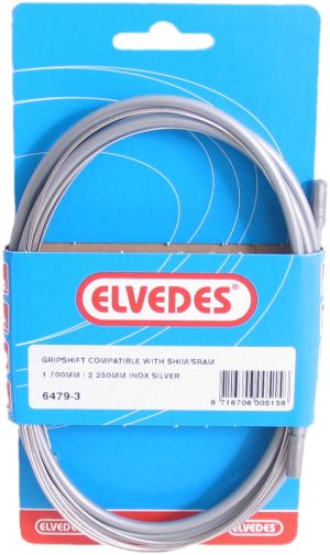 Versnellingskabelset 3-speed Elvedes Nexus 1700 / 2250 mm RVS - zilver (op kaart)