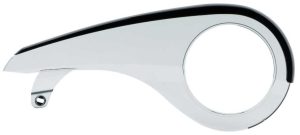 Kettingscherm Axa Scope 2 voor 46-48 tands tandwielen - lichtgrijs met zwarte rand (winkelverpakking)