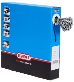 Rem binnenkabel Elvedes 2250 mm 7 x 7 draads RVS ø1,5mm met T-nippel ø7 x 6mm (doos 100 à stuks) - Zilver
