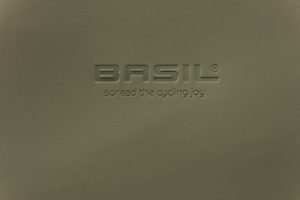 Dubbele fietstas Basil SoHo Nordlicht 41 liter 31 x 13 x 37 cm - mosgroen