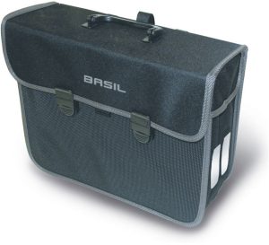 Fietstas Basil Malaga Pakaftas 13 liter 32x13x29cm - zwart