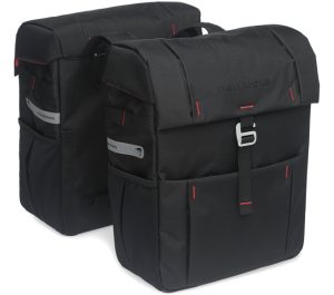 Dubbele fietstas New Looxs Vigo Double 37 liter 31 x 40 x 15 cm (2x) - zwart