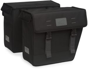 Dubbele fietstas New Looxs Origin Double Hybride 33 liter 35cm x 15cm x 33cm (2x) - zwart