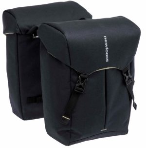 Dubbele fietstas New Looxs Sports 40 liter 32 x 18 x 40 cm(2x) - zwart