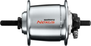 Dynamo naaf SHIMANO DH-C6000-1R 36 gaats 6V/1,5 Watt voor rollerbrake - zilver