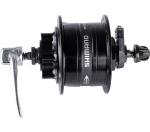Dynamonaaf 32 gaats Shimano HD-3D32 3 Watt - voor 6-bouts remschijf - snelspanner - zwart