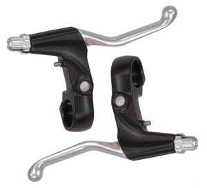 Remgreepset Saccon 3 vinger - zilver/zwart