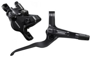 Hydraulische schijfremset Shimano MT402-3 / MT410 voor - zonder remschijf - zwart