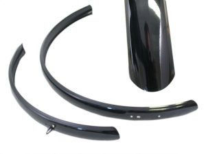Spatbordset 28"  Hybride gemaakt van aluminium 50mm - zwart
