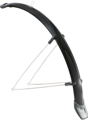 Spatbordset Eurofender Rapido 26" x 51 mm - zwart