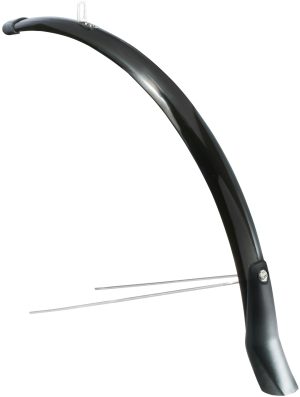Voorspatbord Eurofender Snello 28" x 46 mm - zwart